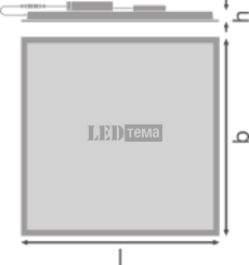 PL CMFT 600 P 830 PS 22-25-28W 3000К Светильник панель перекл. мощ. IP40/IP20 LEDVANCE (4099854014192) 4099854014192 фото