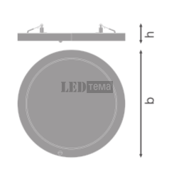 DL UNIV SN D300 V ML 83040 WT 11-23W 3000/4000К круглый даунлайт PIR CCT перекл. мощ. IP44/IP20 LEDVANCE (4099854541438) 4099854541438 фото