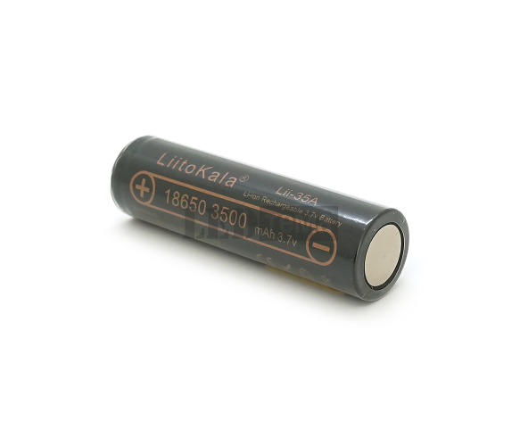 Аккумулятор 18650 Li-Ion LiitoKala Lii-35A-JT, 3500mah (3300-3500mah), 3.7V (2.75-4.2V), Black (LiitoKala Lii-35A-JT) LiitoKala Lii-35A-JT фото