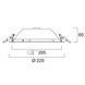 START Downlight 205 IP54 2000LM 830 DALI 20W Светильник врезной круглый управляемый Sylvania (0030594) 0030594 фото 12