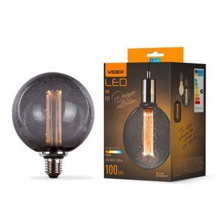 Filament G125 E27 4W 100лм 1800K AC220-240В 360&deg; светодиодная лампа филаментная VIDEX (VL-DI-G125FC1979S) VL-DI-G125FC1979S фото