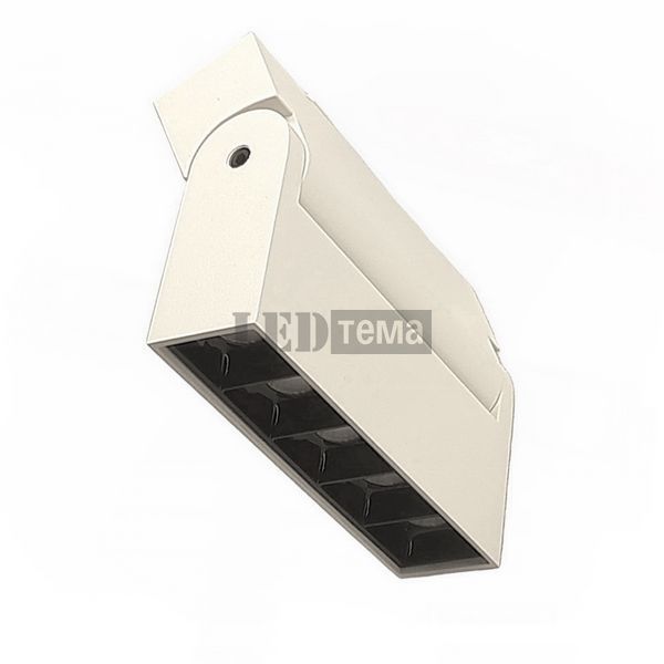 AccentFlow-Book220v 10Вт 45&deg; 4000K white CRI90 трековий світильник однофазний білий (AFBK220v-WH1045490) AFBK220v-WH1045490 фото