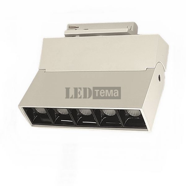 AccentFlow-Book220v 10Вт 45&deg; 4000K white CRI90 трековий світильник однофазний білий (AFBK220v-WH1045490) AFBK220v-WH1045490 фото