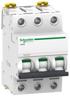 Автоматичний вимикач iC60N 3P 20A C Schneider Electric (A9F79320) A9F79320 фото