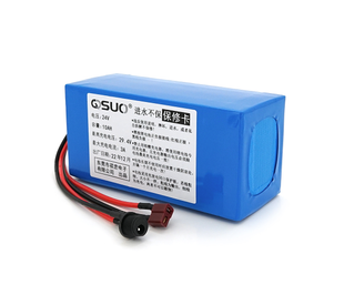 Аккумуляторная батарея литиевая QiSuo 24V 10A с элементами Li-ion 18650, DC: 5.5x2.1мама + разъем T-2HQмама (QS-2410) QS-2410 фото