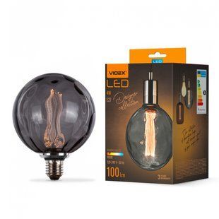 Filament G125 E27 4W 100лм 1800K AC220-240В 360&deg; светодиодная лампа филаментная VIDEX (VL-DI-G125FC1980S) VL-DI-G125FC1980S фото