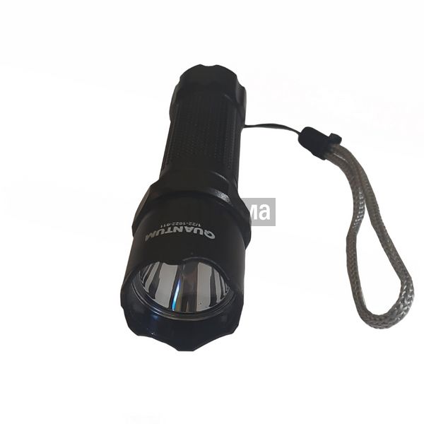 Ліхтар Quantum ручний акумуляторний Minik black 3W LED  з USB (QM-FL1040) QM-FL1040 фото