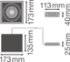 SPOT MULTI 1 x FL WT/BK 30W 3000К Точечный светильник IP20 LEDVANCE (4058075113923) 4058075113923 фото 5