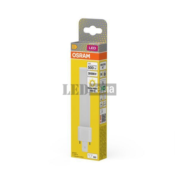 DULUX S9 LED 4W/830 230V EM FR G23 Светодиодная лампа Osram (4058075557994) 4058075557994 фото