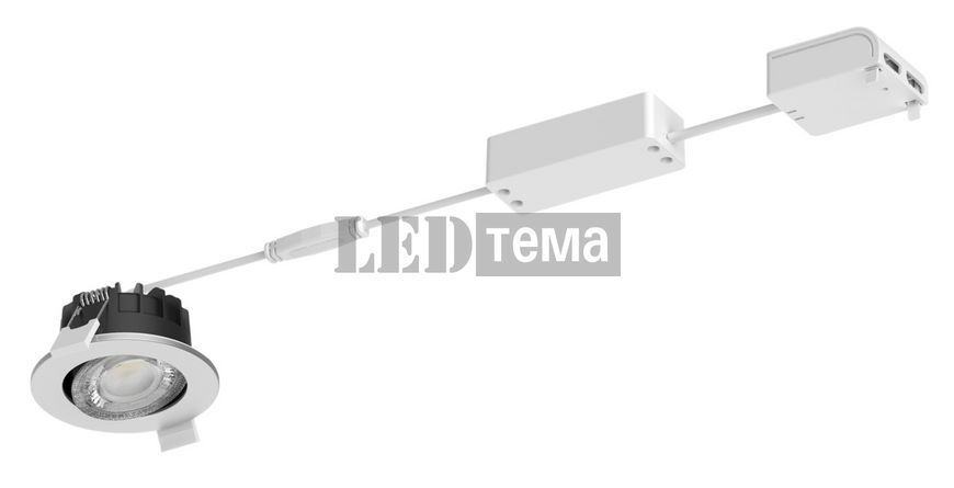 RS071B 5S/827_30_40 40D PSR PI6 IP20/IP65 WH 6W 2700/3000/4000К Точечный светильник DIM CCT Philips (929003322502) 929003322502 фото