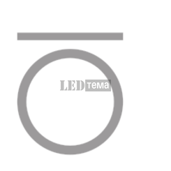 DL UNIV RING D300 BN Декоративное кольцо для светильника LEDVANCE (4099854541612) 4099854541612 фото