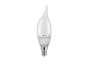 E14 C37L 10 W 1000 лм 4000K AC180-250В 160&deg; Світлодіодна лампа GTV (LD-SMNC37L-10) LD-SMNC37L-10 фото