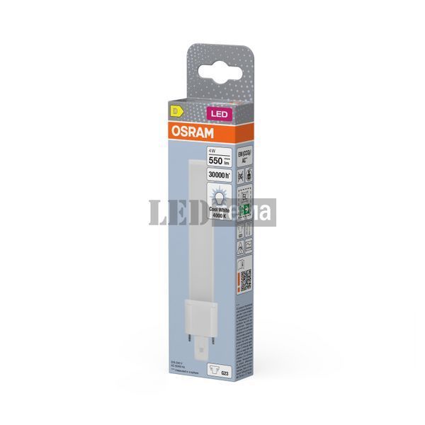 DULUX S9 LED 4W/840 230V EM FR G23 Светодиодная лампа Osram (4058075558045) 4058075558045 фото