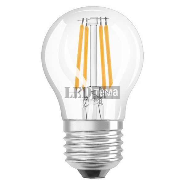 LED Classic P 40 Filament DIM CRI97 S 4.2W 927 Clear E27 лампа светодиодная диммируемая LEDVANCE (4099854077968) 4099854077968 фото