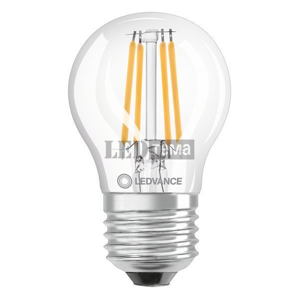 LED Classic P 40 Filament DIM CRI97 S 4.2W 927 Clear E27 лампа светодиодная диммируемая LEDVANCE (4099854077968) 4099854077968 фото