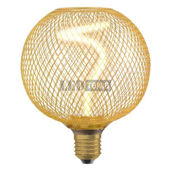 DECOR LED SPIRAL FILAMENT GLOBE 125 18 GOLD DIM 3,5W 818 E27 Декоративная светодиодная лампа диммируемая Osram (4058075840201) 4058075840201 фото