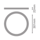 DL UNIV RING D300 BN Декоративное кольцо для светильника LEDVANCE (4099854541612) 4099854541612 фото 5