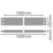 LN INV INFILL 1500 WT Захисна вставка LEDVANCE (4099854214844) 4099854214844 фото 4
