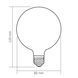 Filament G80 E27 7W 806лм 3000K AC220-240В 360&deg; светодиодная лампа филаментная диммируемая VIDEX (VL-DG80MO) VL-DG80MO фото 3