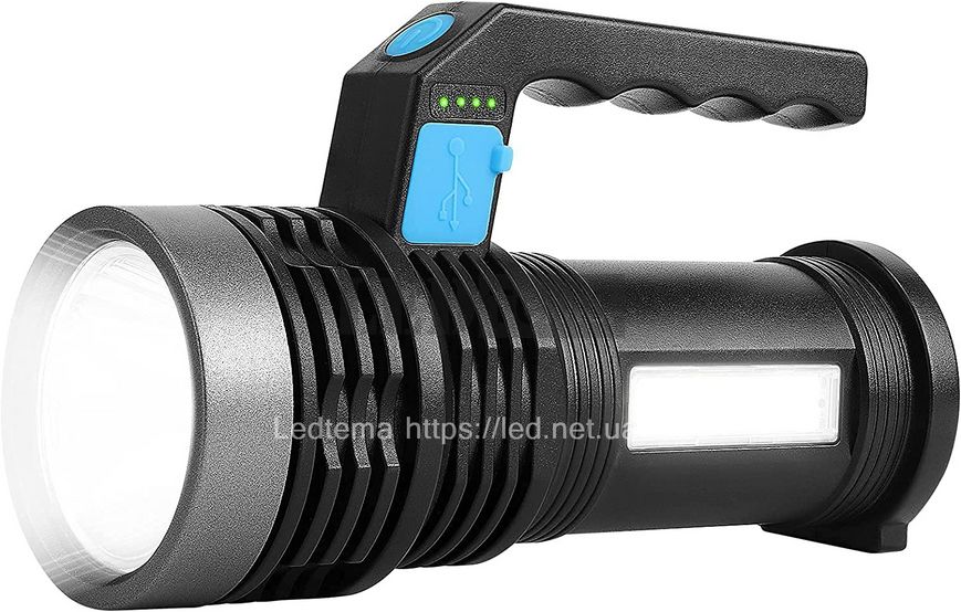Ліхтар пошуковий кемпінговий ручний акумуляторний 3W LED+COB з USB FL1062 Мicro USB кабель в комплекті (FL1062) FL1062 фото