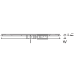DP 1500 P ML 830 VN IP66 20-25-31-36W 3000К Пиловологозахищений світильник перем. потуж. LEDVANCE (4099854856884) 4099854856884 фото