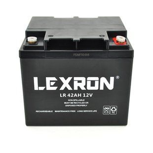 Акумуляторна батарея Lexron LR-12-42 12V 42 Ah (197 x 165 x 172) 14kg LR-12-42 фото