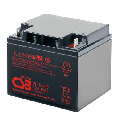 Акумуляторна батарея CSB GP12400, 12V 40Ah (197х166х170мм), Q1 GP12400 фото