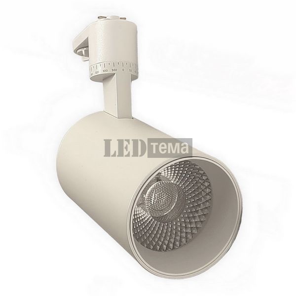 AccentFlow-209C 18Вт 40&deg; 4000K white CRI90 трековий світильник однофазний білий (AF209C-WH1840490) AF209C-WH1840490 фото