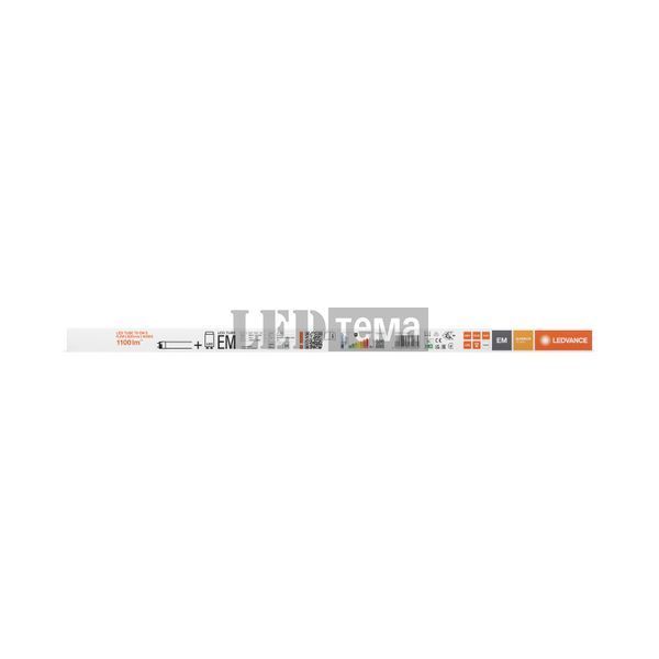 LED TUBE T8 EM S 600 6,3W 840 FR G13 Світлодіодна лампа одностороннє підключення Ledvance (4099854432064) 4099854432064 фото