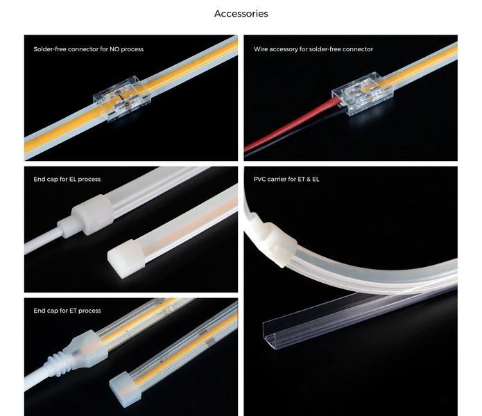 LED лента COB-24V-IP20 8W 640Lm 3000K 5м COLORS (DF6-24V-8mm-WW) DF6-24V-8mm-WW фото