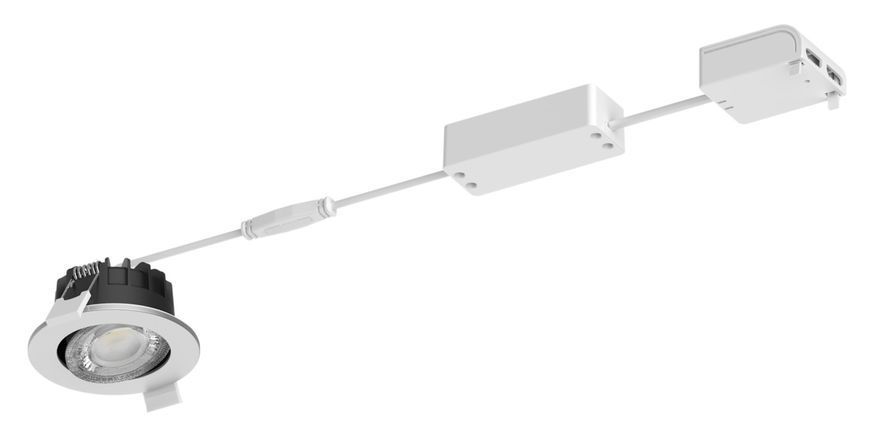 RS071B 5S/827_30_40 60D PSR PI6 IP20/IP65 WH 6W 2700/3000/4000К Точковий світильник DIM CCT Philips (929003322702) 929003322702 фото