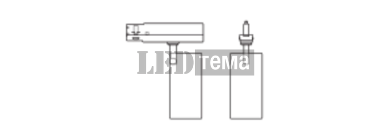 TR SP XR V 930 24DEG BK 20W 3000К Трековий світильник IP20 LEDVANCE (4099854616297) 4099854616297 фото