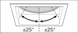 SPOT SQUARE DK ADJ WT 8W 3000К Точковий світильник IP20 LEDVANCE (4058075114043) 4058075114043 фото 1