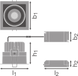 SPOT SQUARE DK ADJ WT 8W 3000К Точковий світильник IP20 LEDVANCE (4058075114043) 4058075114043 фото 4
