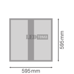 PL PROT 600 P 830 PS 22-26-31-36W 3000К Светильник панель перекл. мощ. IP54/IP20 LEDVANCE (4099854082863) 4099854082863 фото
