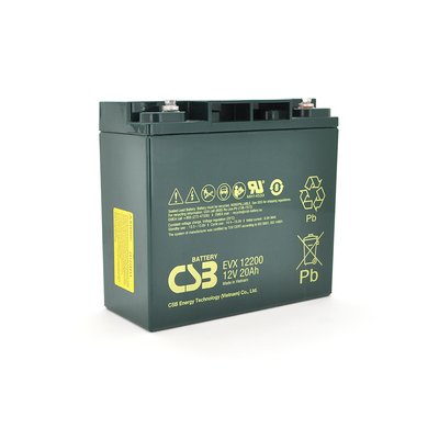 Акумуляторна батарея CSB EVX12200, 12V 20Ah (181х77х162мм), Q4 EVX12200 фото