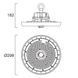Granit&nbsp;IP65 DALI 20600lm 865 WB​ 103W Светильник для высоких потолков управляемый Sylvania (0039140​) 0039140​ фото 6