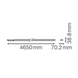 TRUSYS FLEX P RAIL 4500 5P WT Шинопровід LEDVANCE (4058075793156) 4058075793156 фото 4