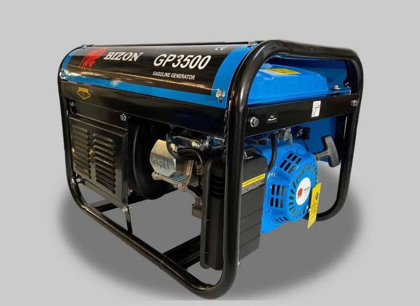 Bizon GP-3500 (3,5 кВт) 100% МІДЬ  Генератор Бензиновий, однофазний, механічний пуск. GP3500-G02 фото