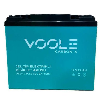 Акумуляторна батарея Voole 24-12 GEL 12V 24Ah (175 x125x166), 7.5 kg Blue, Q5 VOOLE-24-12 фото