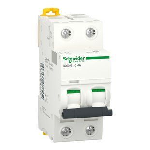 Автоматический выключатель iK60N 2P 4A C Schneider Electric (A9K24204) A9K24204 фото