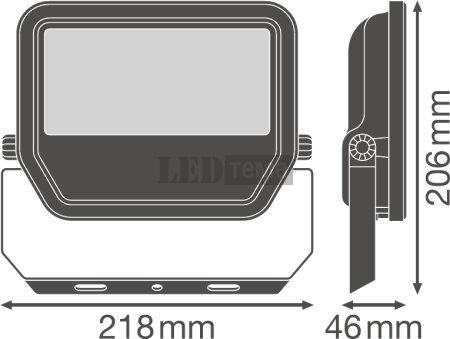 FL PFM 50W/6500K SYM 100 BK Прожектор светодиодный Ledvance (4058075421301) 4058075421301 фото