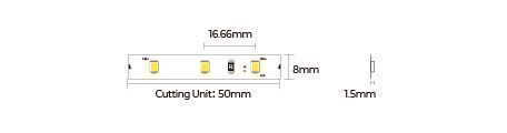 LED лента 60-2835-12V-IP20 4,4W 480Lm 3000K 5м COLORS (DJ60-12V-8mm-WW) DJ60-12V-8mm-WW фото