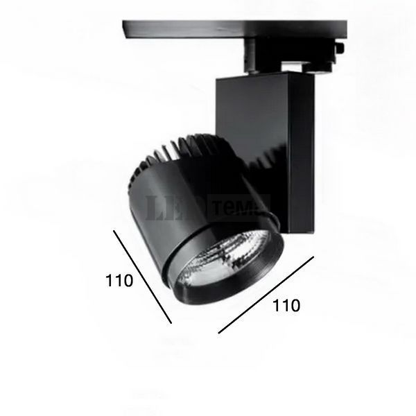 AccentFlow-4L 40Вт 60&deg; 5000K black CRI93 трековий світильник однофазний чорний (AF4L-BK4060593) AF4L-BK4060593 фото