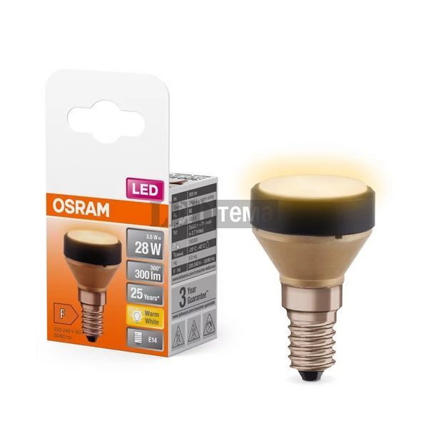 LED FLAT 28 3,5W/827 230V FR E14 6X1 OSRAM Светодиодная лампа декоративная (4099854356773) 4099854356773 фото