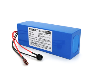 Аккумуляторная батарея литиевая QiSuo 36V 10A с элементами Li-ion 18650, DC: 5.5x2.1мама + разъем T-2HQмама (200х70х56 мм) (QS-3610) QS-3610 фото