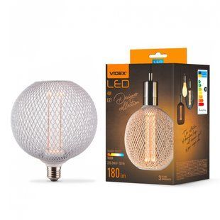 Filament G125 E27 4W 180лм 1800K AC220-240В 360&deg; светодиодная лампа филаментная VIDEX (VL-DWMC125150) VL-DWMC125150 фото