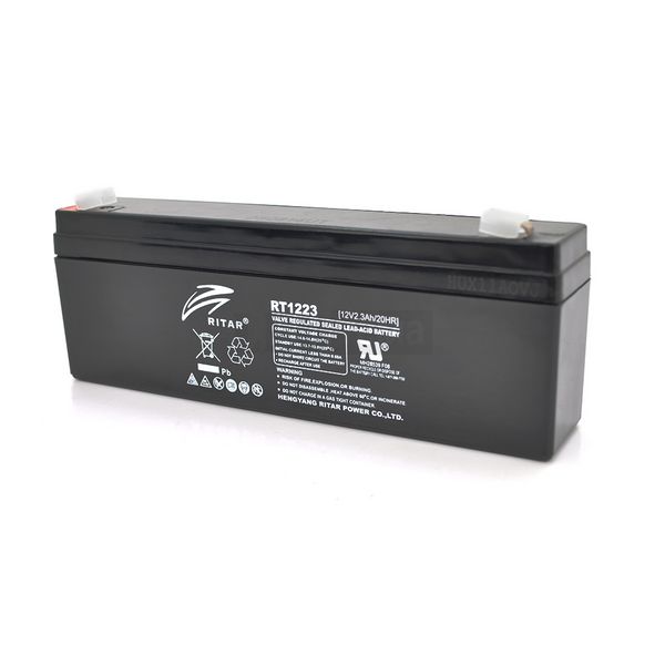 Акумуляторна батарея AGM RITAR RT1223, Gray Case, 12V 2.3Ah ( 177 х 35 х 62 (68) ) Q10 RT1223 фото